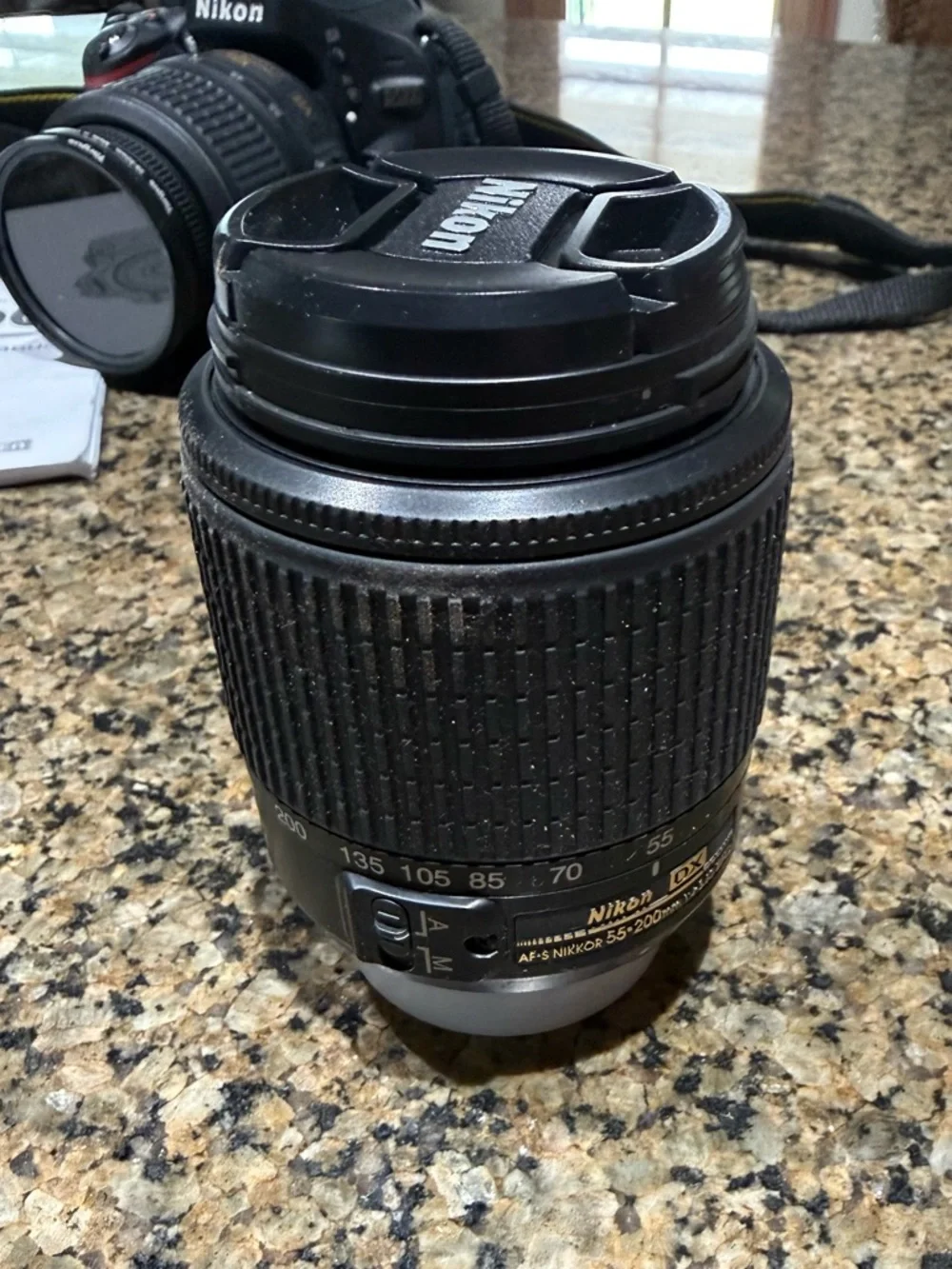 Nikon DSLR Camera Kit in Black with Two Lenses